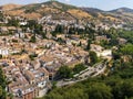 Views of the city of Granada in Spain Royalty Free Stock Photo