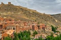 Views of the city and medieval wall of Albarracin, Teruel, Spain. Royalty Free Stock Photo