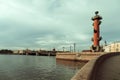 Saint-Petersburg. Russia. Panoramas and views of the city from Strelka Vasilievsky island.