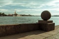 Saint-Petersburg. Russia. Panoramas and views of the city from Strelka Vasilievsky island.