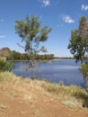 Views of cloncurry dam Royalty Free Stock Photo