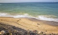 Views of the coastline of Dakar, Senegal, Africa. It is a beautiful long beach Royalty Free Stock Photo