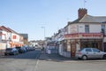 Views of Colne Road in Clacton, Essex in the UK