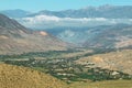 Views of colorful mountains from Tilcara