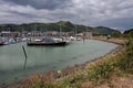 Views from Conwy Marina Royalty Free Stock Photo