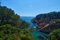 Views of the Costa Brava in the Mediterranean Sea