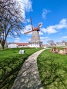 views of danish windmill in elk horn usa Royalty Free Stock Photo