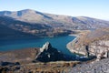 Views from Dinorwig Quarry Royalty Free Stock Photo