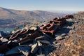 Views from Dinorwig Quarry Royalty Free Stock Photo