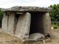 Dolmen of Funtanaccia, site of Cauria, Corsica Royalty Free Stock Photo