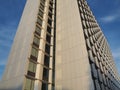 Views of facade of a modern hotel