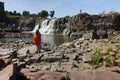 Falls Park, Sioux Falls, South Dakota Royalty Free Stock Photo