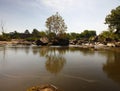 Falls Park, Sioux Falls, South Dakota Royalty Free Stock Photo