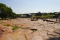 Falls Park, Sioux Falls, South Dakota Royalty Free Stock Photo