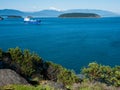 Views of Fidalgo and Padilla bay from Cap Sante park in Anacortes, WA