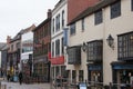 Views of Forman Street in Nottingham in the UK