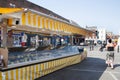 Views of the French market in Wantage, Oxfordshire in the UK Royalty Free Stock Photo