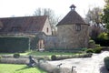 Views of the gardens of Le Manoir aux Quat Saisons in Oxfordshire in the UK Royalty Free Stock Photo