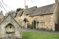 Views of the Gloucestershire village of Lower Slaughter in the UK