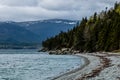 Views from the Governers staircase and the beach. Blow Me Down Provincial Park Newfoundland Canada Royalty Free Stock Photo