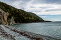 Views from the Governers staircase and the beach. Blow Me Down Provincial Park Newfoundland Canada Royalty Free Stock Photo