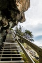 Views from the Governers staircase and the beach. Blow Me Down Provincial Park Newfoundland Canada