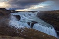 The Gullfoss waterfall in Iceland Royalty Free Stock Photo