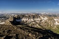 Views from Handies Peak. San Juan Range, Colorado Rocky Mountains