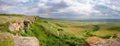 Views at Head-Smashed-In Buffalo Jump Royalty Free Stock Photo