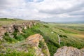 Views at Head-Smashed-In Buffalo Jump Royalty Free Stock Photo