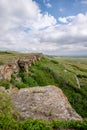 Views at Head-Smashed-In Buffalo Jump Royalty Free Stock Photo