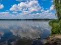 Views of Hungarian nature reserve Kis Balaton Little Balatonin the near from Lake Balaton