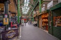 Views inside London\'s famous Borough Market