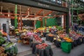 Views inside London\'s famous Borough Market