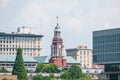 Views of Knoxville Tennessee downtown on sunny day Royalty Free Stock Photo