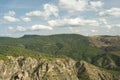 views of the landscape of Segura de la Sierra located in the Natural Park of the Sierras de Cazorla Segura y las Villas Spain