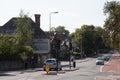 Views of the London Road in Headington, Oxford in the UK