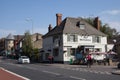 Views of the London Road in Headington, Oxford in the UK