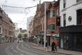 Views of Market Street in Nottingham in the UK