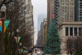 Views from Millennium park in Chicago City, Illinois Royalty Free Stock Photo