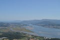 Views Of The MiÃÂ±o River And Portuguese Village Of Caminha From The Castro Of Santa Tecla In The Guard. Architecture, History,