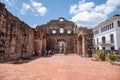 Views of a monastery\'s ruins in Panama City