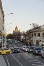 views of Moscow streets Royalty Free Stock Photo