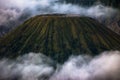 Views of Mount Bromo, active volcano located on the island of Java, Indonesia