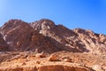 Views of Mount Moses in Sinai Royalty Free Stock Photo