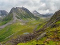 Views of mountains from Urke ridge trail Urkeega, Norway