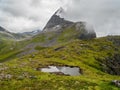 Views of mountains from Urke ridge trail Urkeega, Norway