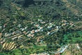 Landscape of the slopes of Valle Gran Rey on the island of La Gomera Royalty Free Stock Photo