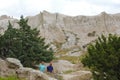 Views from the Notch Trail, Badlands National Park, South Dakota in Summer
