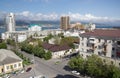 Views of Novorossiysk on a sunny day. Russia Royalty Free Stock Photo
